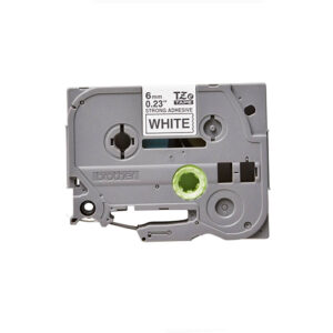 TZe-211 Laminated Tape 6mm Black White