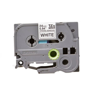 TZe-251 Laminated Tape 24mm Black White